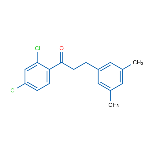 2',4'-Dichloro-3-(3,5-dimethylphenyl)propiophenone 1g