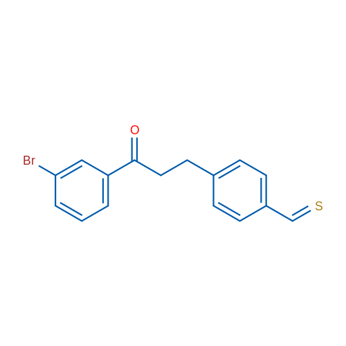 3'-Bromo-3-(4-thiomethylphenyl)propiophenone 1g