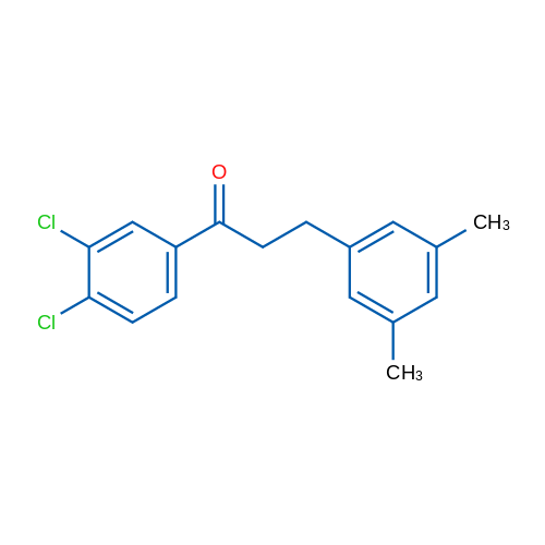 3',4'-Dichloro-3-(3,5-dimethylphenyl)propiophenone 1g
