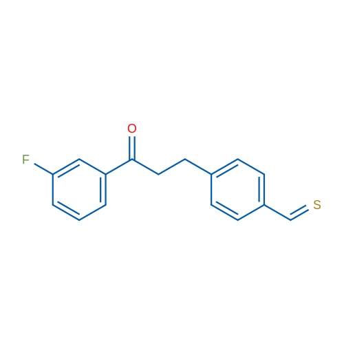 3'-Fluoro-3-(4-thiomethylphenyl)propiophenone 1g