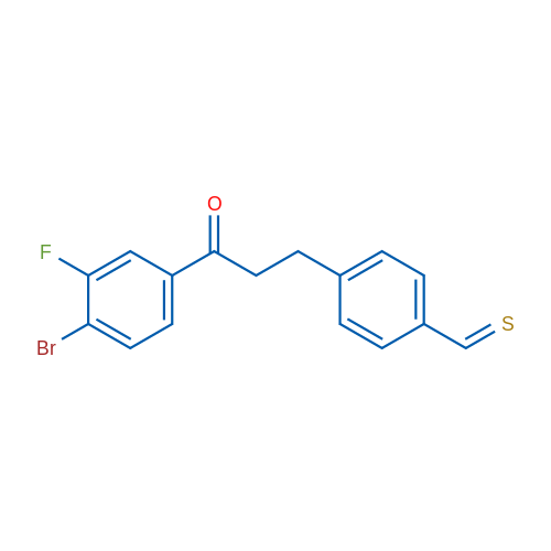4'-Bromo-3'-fluoro-3-(4-thiomethylphenyl)propiophenone 1g