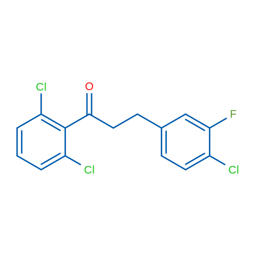 3-(4-Chloro-3-fluorophenyl)-2',6'-dichloropropiophenone 1g