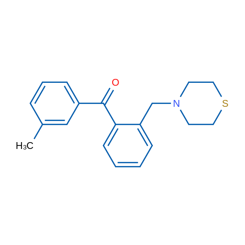 3'-Methyl-2-thiomorpholinomethyl benzophenone 1g