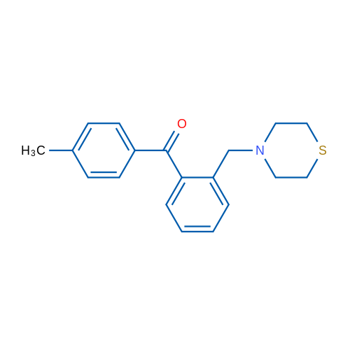 4'-Methyl-2-thiomorpholinomethyl benzophenone 1g