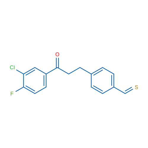 3'-Chloro-4'-fluoro-3-(4-thiomethylphenyl)propiophenone 1g