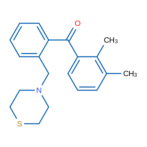 2,3-Dimethyl-2'-thiomorpholinomethyl benzophenone 1g