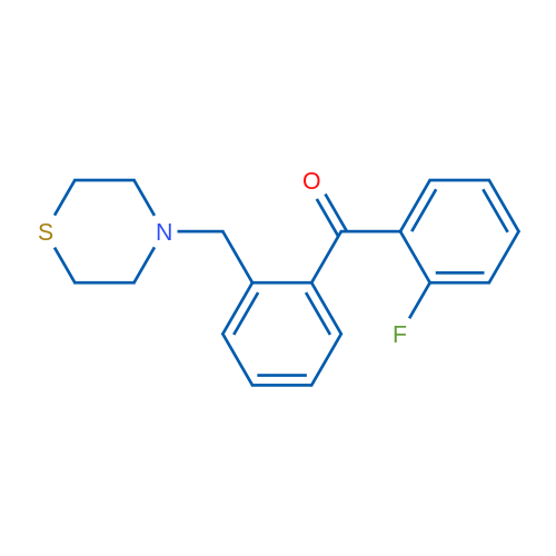 2-Fluoro-2'-thiomorpholinomethyl benzophenone 1g