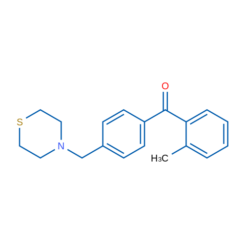 2-Methyl-4'-thiomorpholinomethyl benzophenone 1g