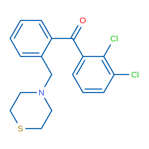 2,3-Dichloro-2'-thiomorpholinomethyl benzophenone 1g