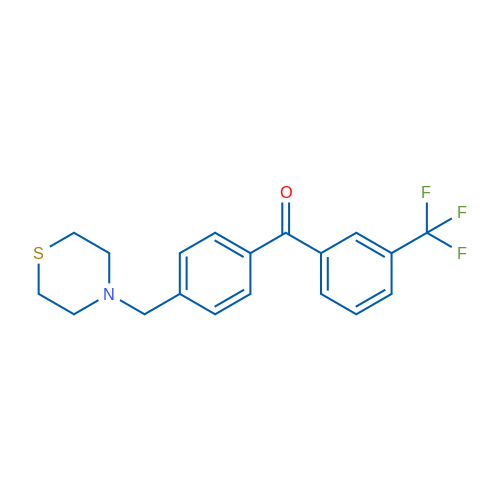 4'-Thiomorpholinomethyl-3-trifluoromethylbenzophenone 1g
