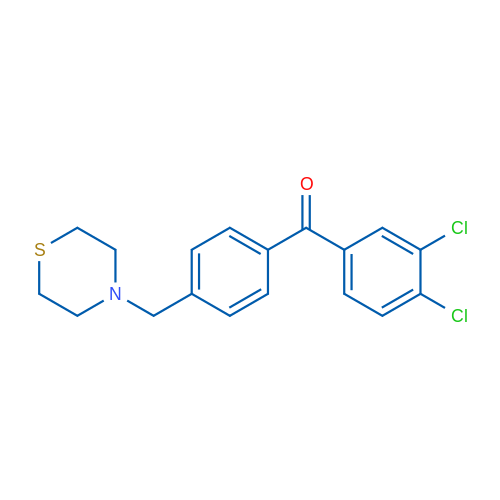 3,4-Dichloro-4'-thiomorpholinomethyl benzophenone 1g