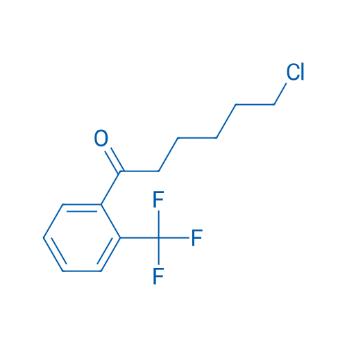6-Chloro-1-oxo-1-(2-trifluoromethylphenyl)hexane 1g