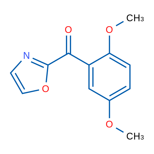 2-(2,5-Dimethoxybenzoyl)oxazole 1g