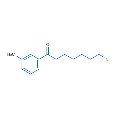 7-Chloro-1-(3-methylphenyl)-1-oxoheptane 1g