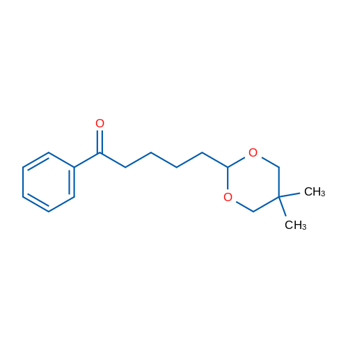 5-(5,5-Dimethyl-1,3-dioxan-2-yl)valerophenone 1g
