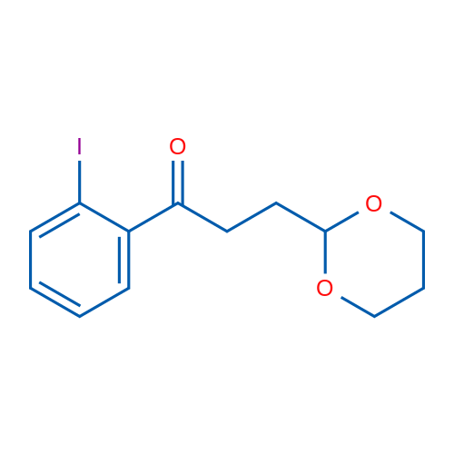 3-(1,3-Dioxan-2-yl)-2'-iodopropiophenone 1g