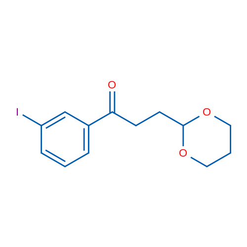 3-(1,3-Dioxan-2-yl)-3'-iodopropiophenone 1g