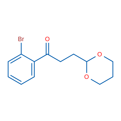 2'-Bromo-3-(1,3-dioxan-2-yl)propiophenone 1g
