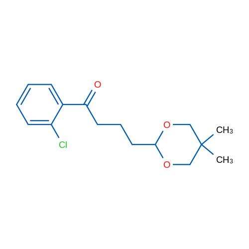 2'-Chloro-4-(5,5-dimethyl-1,3-dioxan-2-yl)butyrophenone 1g