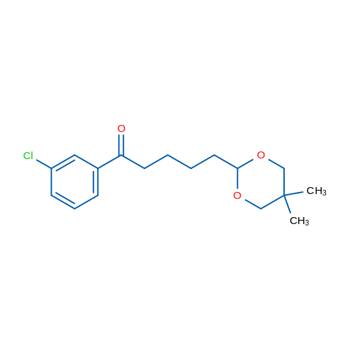 3'-Chloro-5-(5,5-dimethyl-1,3-dioxan-2-yl)valerophenone 1g