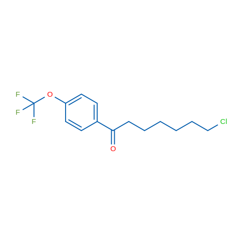 7-Chloro-1-oxo-1-(4-trifluoromethoxyphenyl)heptane 1g