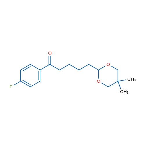 5-(5,5-Dimethyl-1,3-dioxan-2-yl)-4'-fluorovalerophenone 1g