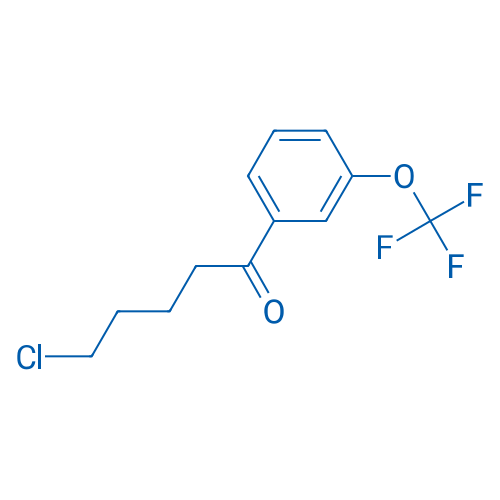 5-Chloro-1-oxo-1-(3-trifluoromethoxyphenyl)pentane 5g