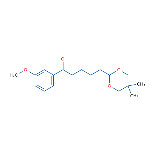 5-(5,5-Dimethyl-1,3-dioxan-2-yl)-3'-methoxyvalerophenone 1g
