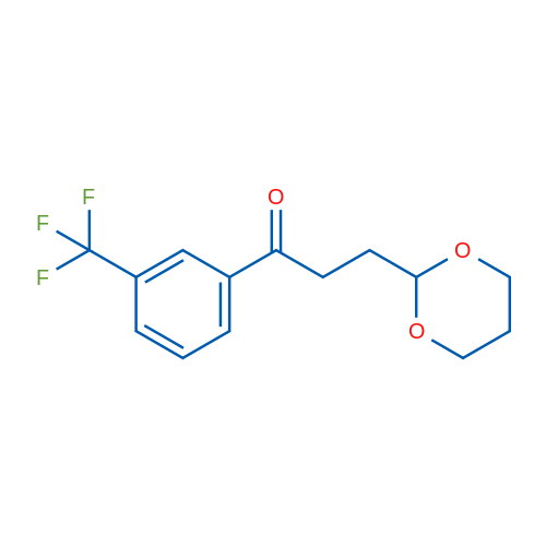 3-(1,3-Dioxan-2-yl)-3'-trifluoromethylpropiophenone 1g
