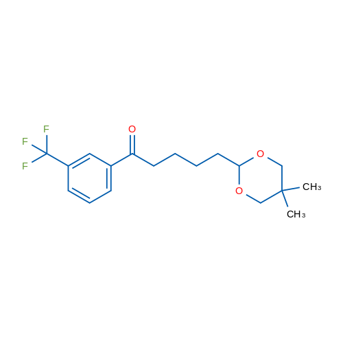 5-(5,5-Dimethyl-1,3-dioxan-2-yl)-3'-trifluoromethylvalerophenone 1g