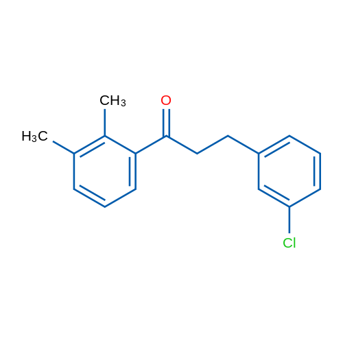3-(3-Chlorophenyl)-2',3'-dimethylpropiophenone 1g