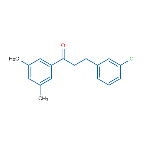 3-(3-Chlorophenyl)-3',5'-dimethylpropiophenone 1g
