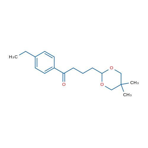 4-(5,5-Dimethyl-1,3-dioxan-2-yl)-4'-ethylbutyrophenone 1g