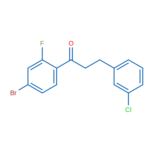 4'-Bromo-3-(3-chlorophenyl)-2'-fluoropropiophenone 1g
