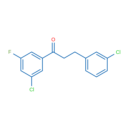 3'-Chloro-3-(3-chlorophenyl)-5'-fluoropropiophenone 1g