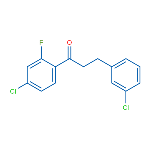 4'-Chloro-3-(3-chlorophenyl)-2'-fluoropropiophenone 1g