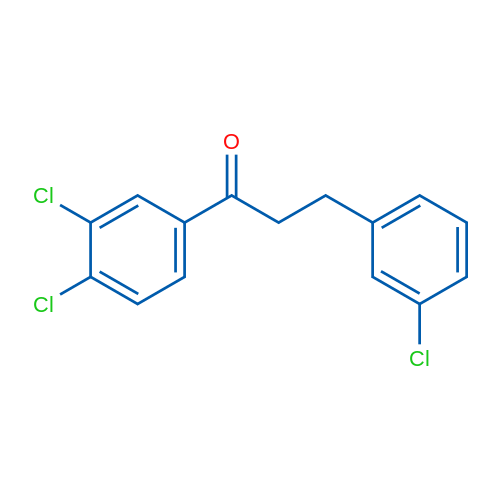 3-(3-Chlorophenyl)-3',4'-dichloropropiophenone 1g