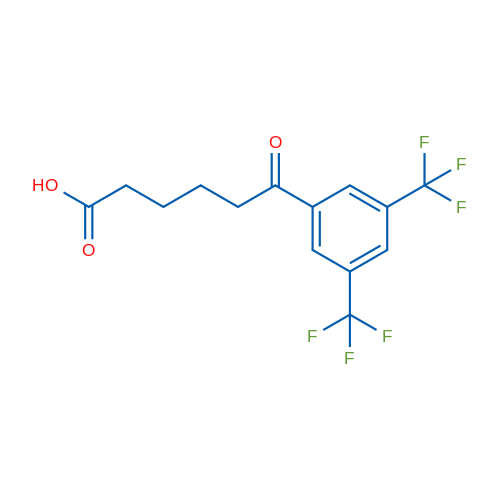 6-(3,5-Ditrifluoromethylphenyl)-6-oxohexanoic acid 1g