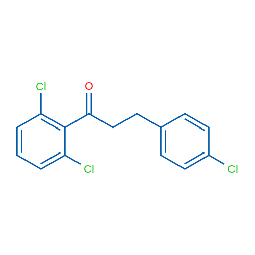 3-(4-Chlorophenyl)-2',6'-dichloropropiophenone 1g