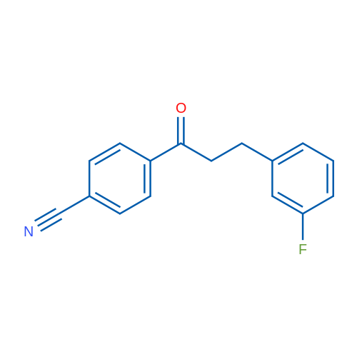 4'-Cyano-3-(3-fluorophenyl)propiophenone 1g