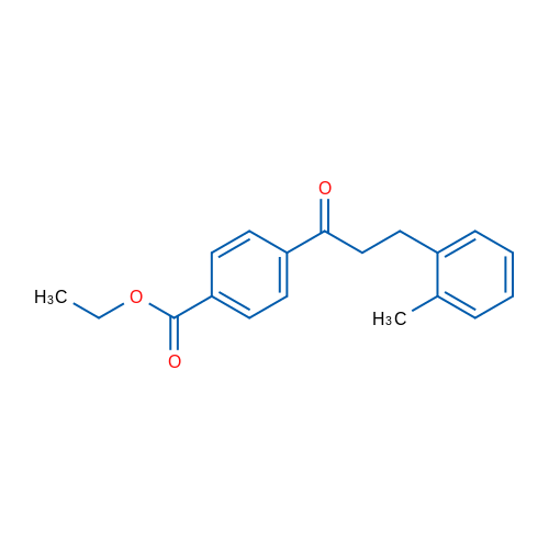 4'-Carboethoxy-3-(2-methylphenyl)propiophenone 1g