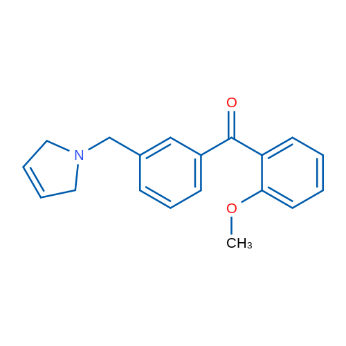 (3-((2,5-Dihydro-1H-pyrrol-1-yl)methyl)phenyl)(2-methoxyphenyl)methanone 1g