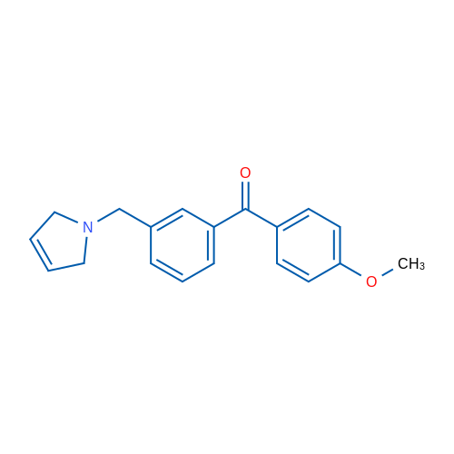 (3-((2,5-Dihydro-1H-pyrrol-1-yl)methyl)phenyl)(4-methoxyphenyl)methanone 1g