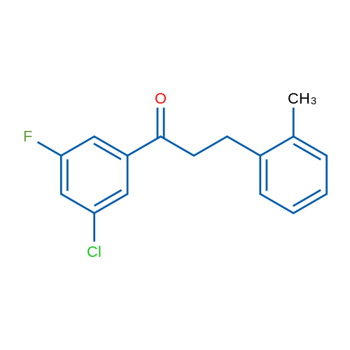 3'-Chloro-5'-fluoro-3-(2-methylphenyl)propiophenone 1g