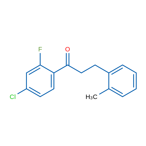 4'-Chloro-2'-fluoro-3-(2-methylphenyl)propiophenone 1g