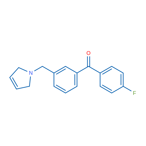 (3-((2,5-Dihydro-1H-pyrrol-1-yl)methyl)phenyl)(4-fluorophenyl)methanone 1g