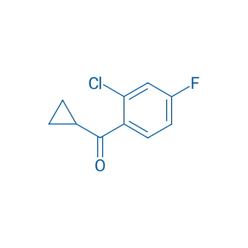 2-Chloro-4-fluorophenyl cyclopropyl ketone 1g