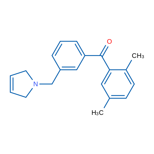(3-((2,5-Dihydro-1H-pyrrol-1-yl)methyl)phenyl)(2,5-dimethylphenyl)methanone 1g