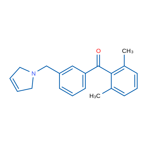(3-((2,5-Dihydro-1H-pyrrol-1-yl)methyl)phenyl)(2,6-dimethylphenyl)methanone 1g