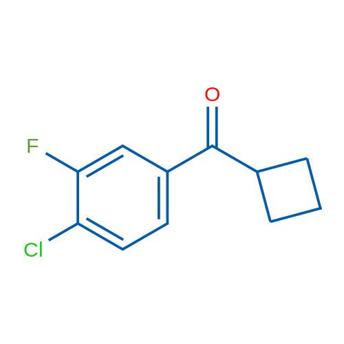 4-Chloro-3-fluorophenyl cyclobutyl ketone 1g